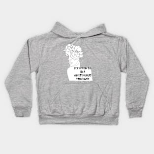 My Growth Is A Continuous Process Kids Hoodie